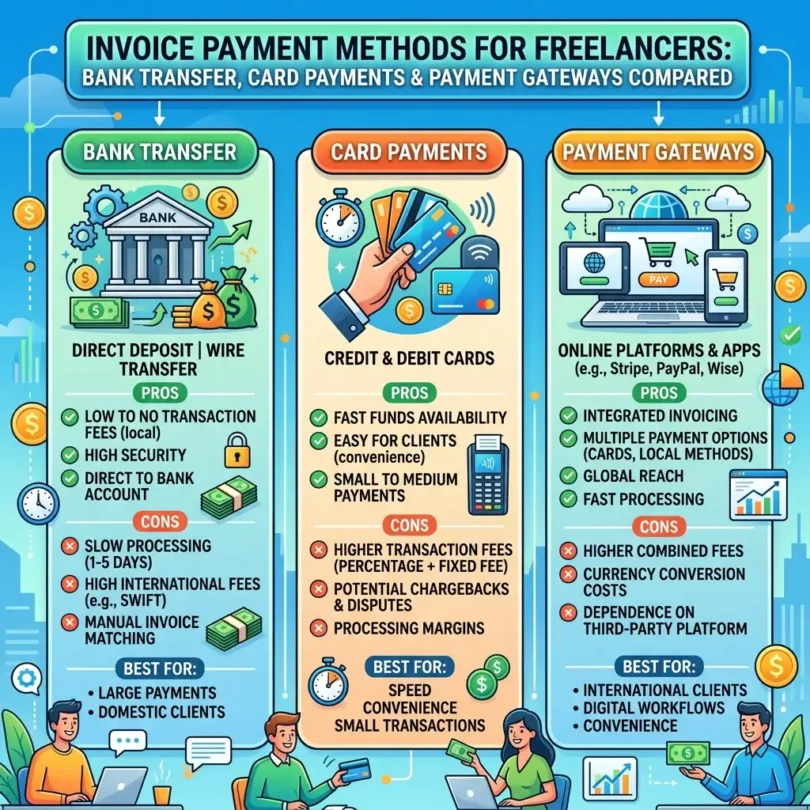 Invoice Payment Methods for Freelancers